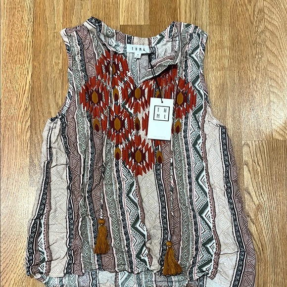 Blue Floral Blouse - Picture 5 of 8